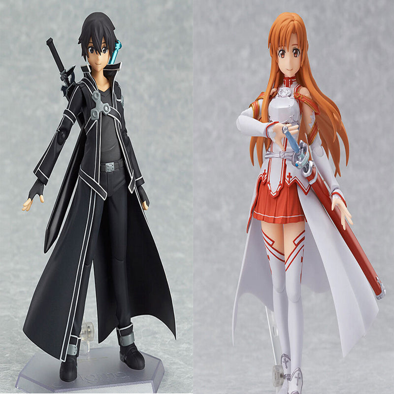 Sword Art Online Action Figures: Kirito & Asuna Set