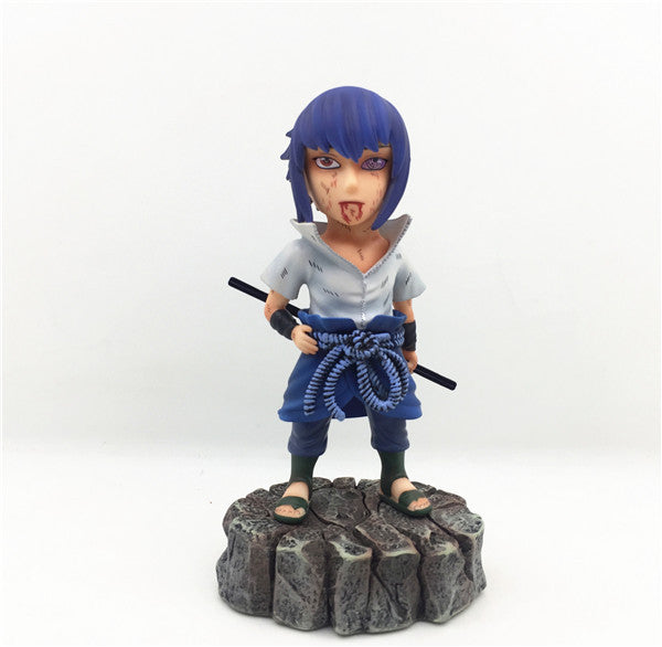 Naruto & Sasuke Uchiha Sharingan Action Figures Set