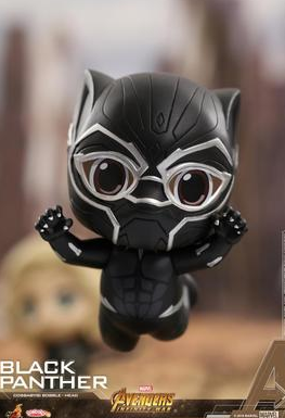 HT Avengers Cosbaby Figures: Captain America, Black Panther, Spider-Man, Loki, Iron Man
