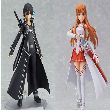 Sword Art Online Action Figures: Kirito & Asuna Set