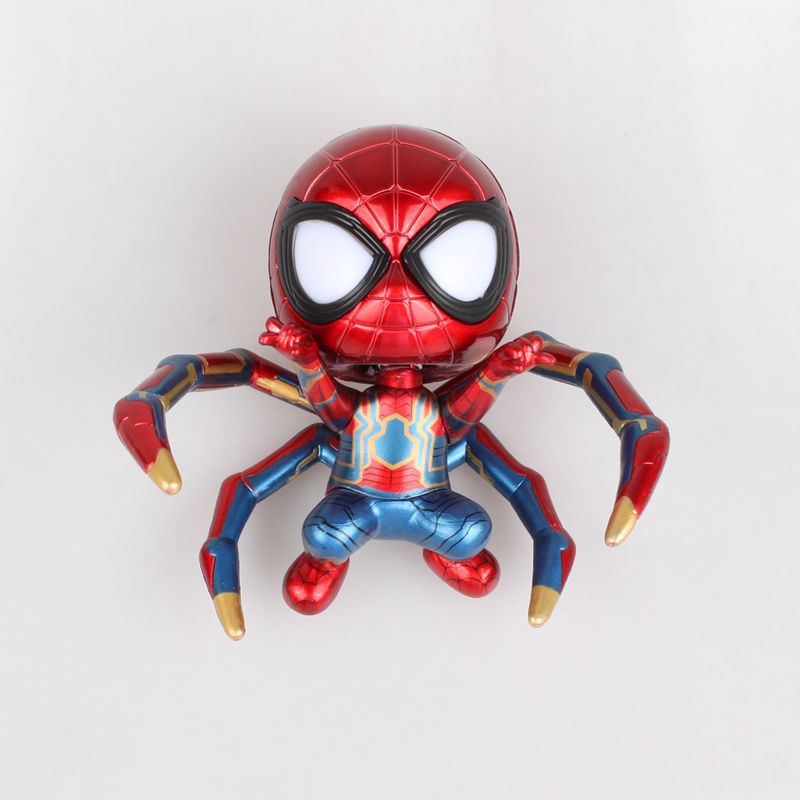 Illuminated Iron Man and Spider-Man Figurines (Avengers)