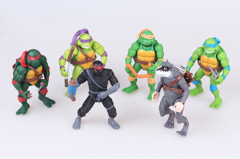 Ninja Turtles Action Figures Set for Kids (6 Styles)