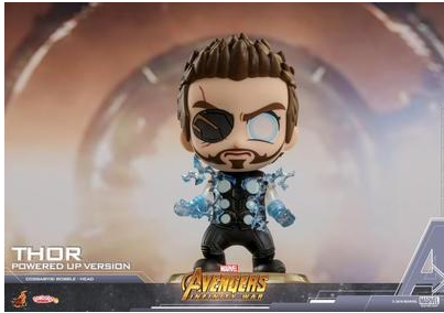 HT Avengers Cosbaby Figures: Captain America, Black Panther, Spider-Man, Loki, Iron Man