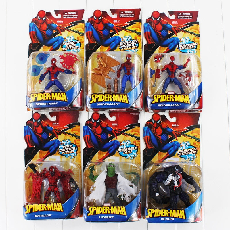 Spider-Man and Venom Action Figures Set (15cm)